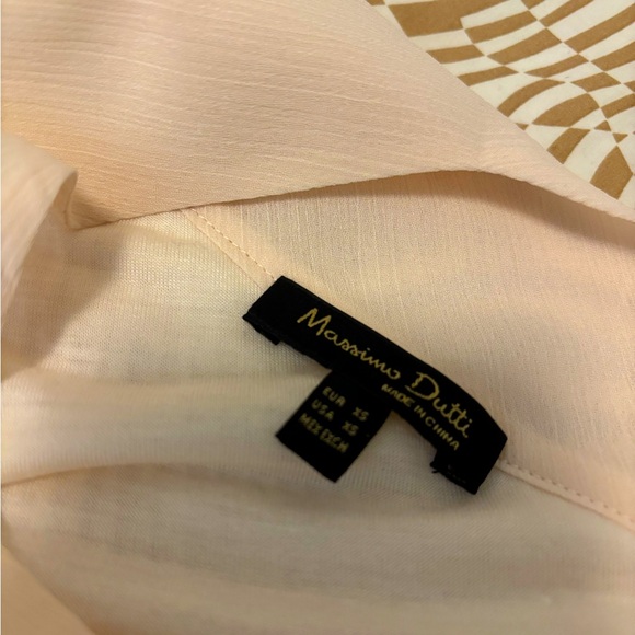 Massimo Dutti top with see thru layer - Picture 2 of 4